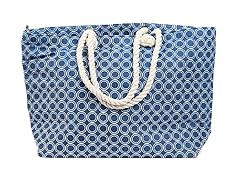 Nautical Circle Pattern Tote Bag