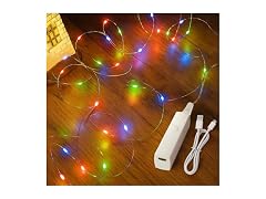 Lakumu B0DQ4QHXMT Rechargeable String Lights Bat