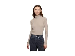 GAP Women's (2XL) Women's Long Sleeve Brushe Quail