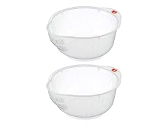Inomata Japanese Rice Washing Bowl with Side 2)