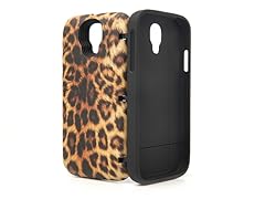 Galaxy S4 Case with Hinged Back- Leopard