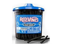 Red Vines Black Licorice Chewy Twists 3.5lb Jar