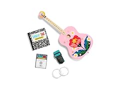 TinkerTar - Pink Floral Acoustic Guitar