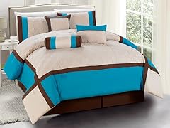 Odessa 7pc Comforter Set - Turquoise - 2 Sizes