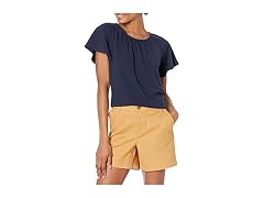 Amazon Essentials Women (L) T-shirt Navy Blue