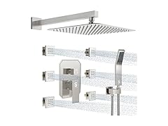 SR SUN RISE Brushed Nickel Waist Massage System