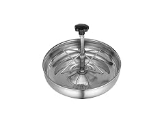 YARNOW Pig Feeder Stainless Steel Pig Feeding Bowl