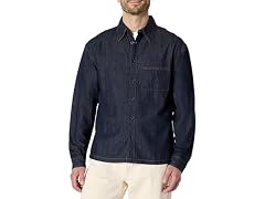 Amazon Essentials Men's Denim Button-Down Shirt