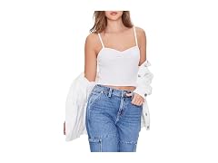 Forever 21 Ruched Sweetheart Cami