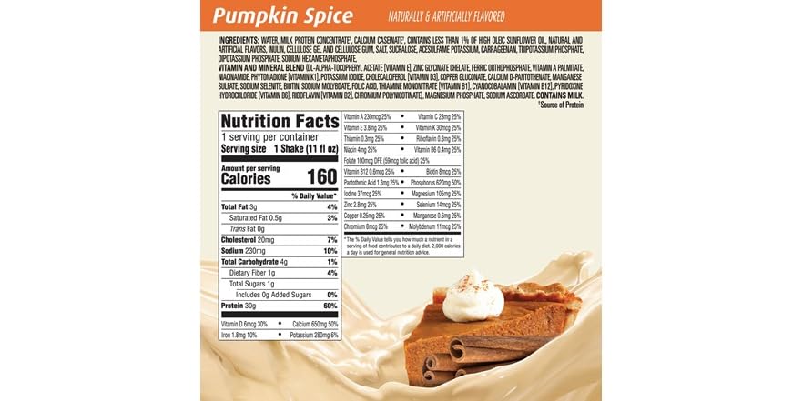 Premier Protein Shakes Pumpkin Spice
