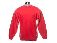 Crew-Neck Sweatshirt - Red