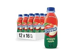 12Pk Snapple Apple Juice Drink, 16 Fl Oz