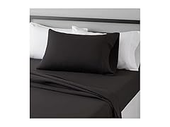 Amazon Basics Black Twin Sheet Set (4Pk)
