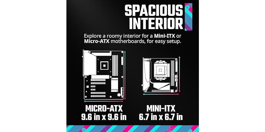 Computer Case Ac Unit Cooler Master Elite 301 Micro-ATX High Airflow PC Case (Open Box)