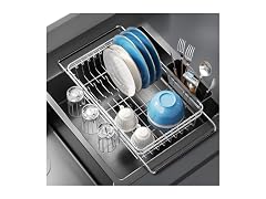 Delamu Over-the-Sink Dish Rack, Small
