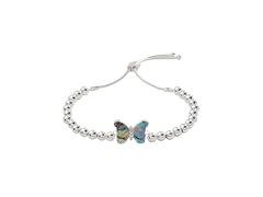 Alex And Ani Carved Abalone Butterfly Bracelet