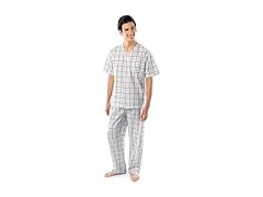 Fruit Of The Loom Men (5X) Broadcloth Short Set