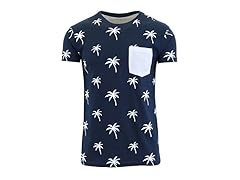 Men's Palm Tree Pocket Tee