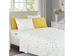 Elegant Comfort Snowflake Bed Sheets TwinXL