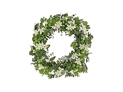 National Tree Company 24" Artificial Spring Wreath with Mixed Florals