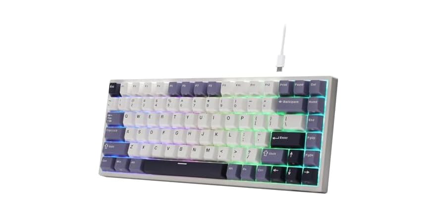 [Keyboard] RK ROYAL KLUDGE C84 HE Rapid Trigger Gaming Keyboard, 75% TKL Wired RGB Mechanical Keyboard, Hall Effect Magnetic Switch Keyboard w/Actuation Point Adjustable, 8K Hz Polling Rate - $49.99 (33% off)