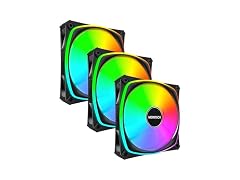 MONTECH AX120 PRO ARGB PWM 120mm Fan 3-Pack