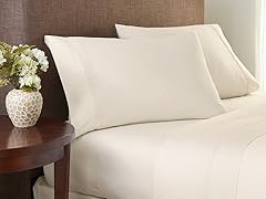 Crowning Touch Cotton Naturals 400 Thread Count Solid Sheets and Pillowcases