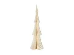 Honeycomb Paper Christmas Trees Warm White