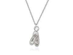 Silver-Plated Fun & Fabulous Ballet Shoes Charm