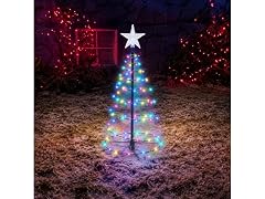 Hakol 19" Solar Outdoor Christmas Pathway Light – Multi-Colored