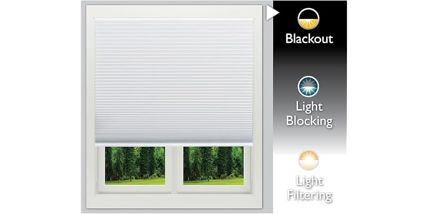 Redi Shade No Tools Easy Lift Blackout Fabric