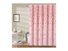 Lush Decor Riley Shower Curtain, 72" W x 72" L