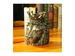 VICTAR DESIGN Lion Head Sculpture Bookend