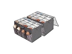STORAGEIDEAS Shoe Organizer Grey, 2 Pack
