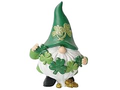 5.7" Resin Irish Clover Gnome