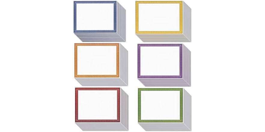 96 Sheets Customizable Certificate Paper