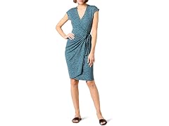 Amazon Essentials Women's Cap Sleeve Wrap Dress