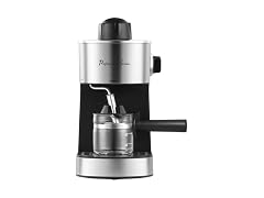 Professional Series 4-Cup Espresso Maker with Milk Frother