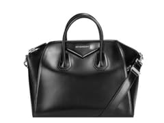 Givenchy Antigona Medium Shiny Leather Satchel w/ Gold Hardware