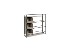 Ashley Maccanet Shoe Rack Cubbies Brown