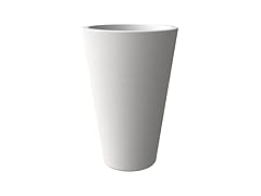 LeisureMod PP28W Pebble Planter White, 28"
