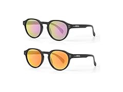 AEANU 2-Pack Polarized Sunglasses PURPLE/RED