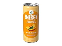 V8 Energy Peach Mango Energy Drink, 8 fl oz Can