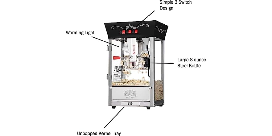 Great Northern Popcorn Company Machine Great american popcorn machine