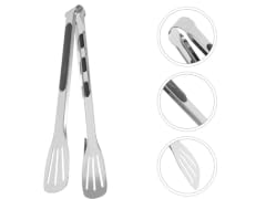 Ar+Cook O2P876ZB 9" TONG Stainless Steel Tongs Silver