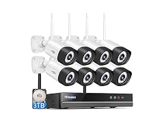 Hiseeu 5MP Outdoor WiFi Security Camera