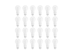 100W Soft White A19 LED Light Bulb, 24-pk