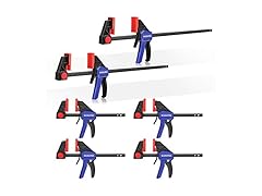 WORKPRO Bar Clamps for Woodworking Blue