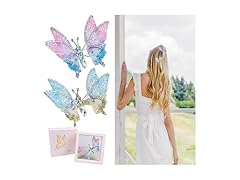 2PCS Giguer Dancing Butterfly Hair Pins