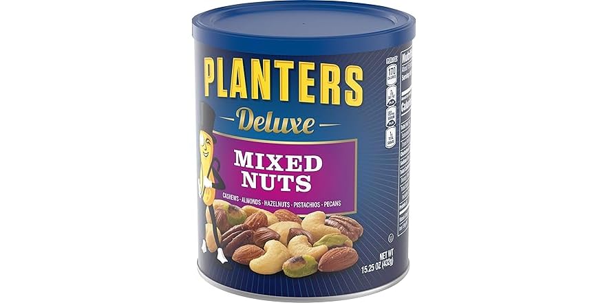 PLANTERS Deluxe Salted Mixed Nuts 15.25oz